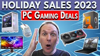 🛑 Holiday Sales 2023 PC Gaming Deals 🕹️ Gaming Monitor Laptop amp Component Deals [upl. by Nickolaus979]