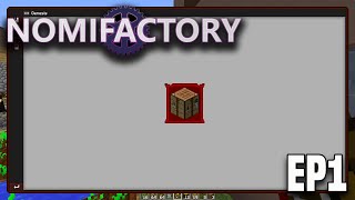 Beginning Our Journey And Claiming Our Home  Modded Minecraft Nomifactory EP1 [upl. by Noryt]