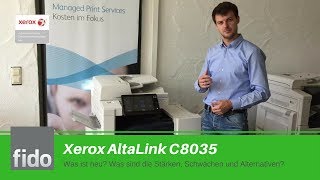 Xerox AltaLink C8035 Hochwertiger Allrounder Xerox Drucker [upl. by Ellednahc]