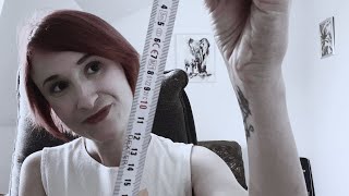 ASMR Measuring amp Drawing on Your Face English amp Français 📏✍️ [upl. by Pang]