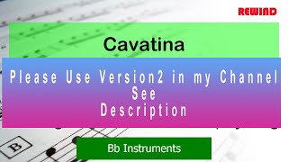 Cavatina Tenor Sax Clarinet Trumpet Backing Track [upl. by Coffin]