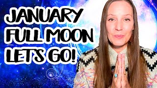 January Full Moon  5 Things You Need To Know 🌕💜✨ [upl. by Thagard]