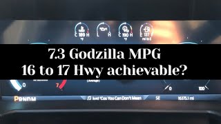 2023 F250 with 73 Godzilla MPG Results [upl. by Nogaem958]