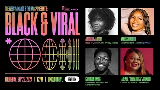 The Webby Awards and the NAACP Present Black amp Viral [upl. by Settle574]