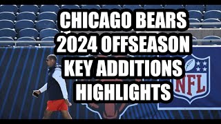 2024 Chicago Bears New Additions  Highlights  nfl chicagobears bears football nfldraft [upl. by Einiffit971]