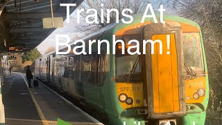 Trains At Barnham 2224 [upl. by Udelle]