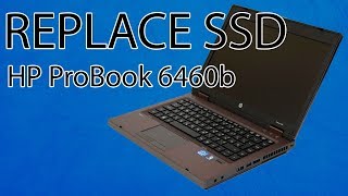 How to Disarming HP ProBook 6460b SDD Change [upl. by Adnwahsal]