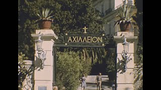 Corfu Island Achilleion 1978 archive footage [upl. by Georgianne]