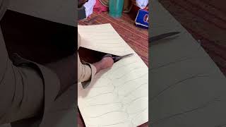 Leather shoes sole Designs making cuttingskills leatherworks leathercraft handmade [upl. by Nihhi777]