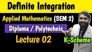 DEFINITE INTEGRATION  APPLIED MATHEMATICS  DIPLOMAPOLYTECHNIC  LECTURE 02  PRADEEP GIRI SIR [upl. by Elwira]