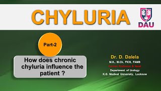 CHYLURIA  How does it affect the patient [upl. by Luing983]