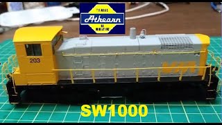 Athearn VIA SW1000 [upl. by Neerehs]