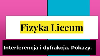 Interferencja i dyfrakcja Pokazy 2 z 2 [upl. by Kimmel]