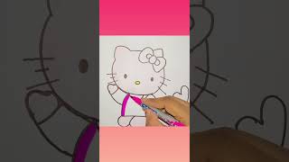 hellokittycutekittydrawingkidsvideoartviralshortssubscribecutedrawingskidshowtodraw [upl. by Azpurua392]