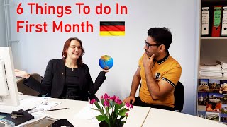 6 Things To Do In First Month  Hochschule Schmalkalden [upl. by Dunton27]