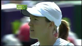 2007 Miami Final  Serena Williams vs Justine Henin Full Match [upl. by Eirtemed]