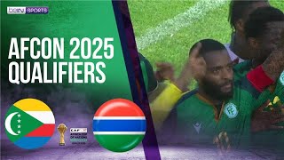 Comoros COM vs Gambia GMB  AFCON 2025 Qualifiers HIGHLIGHTS  090424  beIN SPORTS USA [upl. by Luba]