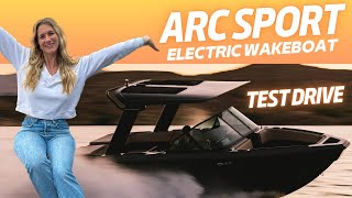 Arc Sport ELECTRIC WAKEBOAT Test Drive and CEO Interview [upl. by Castora906]