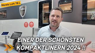 Der günstigste und kompakteste Luxusliner seiner Klasse 2024 Morelo Loft 78 L auf dem Caravan Salon [upl. by Rebmaed]