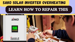 Soka solar inverter Overheating problem best way to repair [upl. by Bej]