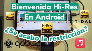 Bienvenido al “Audio HiRes” en Android 🔥 qobuz apple music tidal 🔥 [upl. by Nasia]