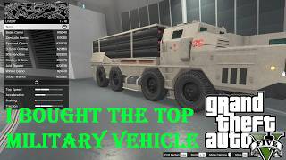 I bought the top military vehicle  Multiplayer  GTA 5 Online  4K [upl. by Acquah899]