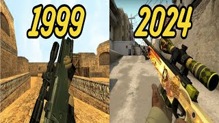 Evolution of Counter Strike Games 19992024 [upl. by Dyrraj544]