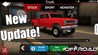 Offroad Outlaws NEW UPDATE Just Dropped 3 NEW TRUCKS DEALERSHIP amp MORE [upl. by Fredette]