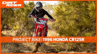 1996 Honda CR125R Project Bike Riding Impression [upl. by Elidad]