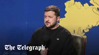 In full Ukrainian President Zelensky speaks to media  English translation [upl. by Bouchard583]