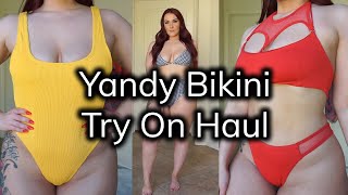 Yandy Two Piece Swimsuit Haul  Ruby Red [upl. by Ahsenev61]