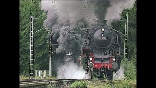 Dampfspektakel mit zwei SchnellzugLoks zwischen Hunsrück und Bodensee [upl. by Runck]