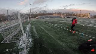 POLONIA WARSZAWA U19 GOALKEEPER TRAINING 21112024 [upl. by Oynotna]