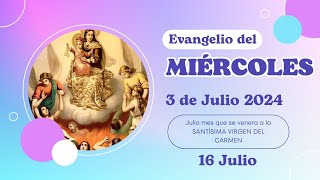 quotHemos visto al Señorquot 🙏🙏🙏 Evangelio del MIÉRCOLES 3 de Julio 2024 [upl. by Aerda]