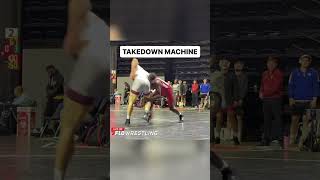 DJ Washington racked up 4 takedowns in the first period of his first match at the Southern Scuffle [upl. by Conrad885]