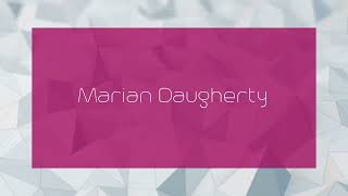 Marian Daugherty  appearance [upl. by Anaoj]