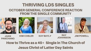 General Conference Oct 2024 Thriving LDS Singles Reactions generalconference lds [upl. by Weldon]