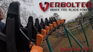 Verbolten Back Row POV  Busch Gardens Mardi Gras  2024 [upl. by Jocelyne753]