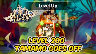 Mythic Heroes Tamamo Main Carry goes to Level 200  Dominating amp Hard Carrying the Team to Victory [upl. by Sulrac]