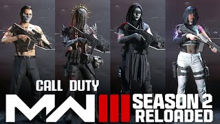 MW3 Upcoming Operators Skins Bundles New Gun Season 2 Reloaded MW3 amp Warzone 3 Leaks [upl. by Marquita]