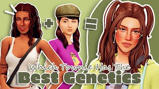 Which Townie Has The Best Genetics 😻💖  Sims 4 Createasim Challenge [upl. by Ajnat]