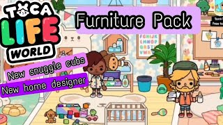 NEW FURNITURE PACK 😍 SNUGGLE CUBS TRAILER  TOCA BOCA [upl. by Initof309]