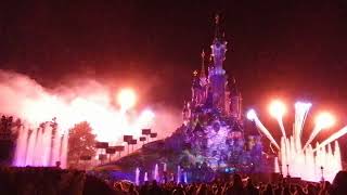 Disneyland Paris Illuminations Part 3 Frozen [upl. by Nalro]