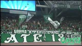 PANATHINAIKOS  malaga 2882012  Gate13gr [upl. by Dranyam]