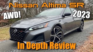 2023 Nissan Altima SR AWD Start Up Test Drive amp In Depth Review [upl. by Nire]