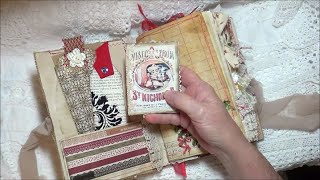 Vintage Christmas Journal  JJJ Christmas Swap [upl. by Lindeberg]