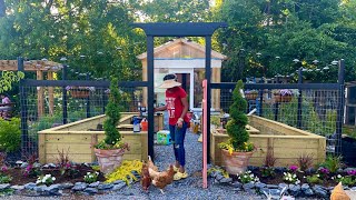 Planting Up The Entrance To The Greenhouse Area  Mini Update on The Space Gardenaddictz [upl. by Johppah]