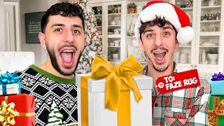 What I Got FaZe Rug For Christmas GIFT OPENING AWADIS FAMILY [upl. by Oiralednac]