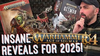 MASSIVE Reveals For Age of Sigmar 4 Orruk Warclans and Gloomspite Gitz Preview [upl. by Ahsoyek]