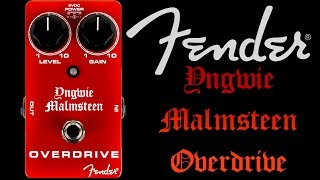 Fender Yngwie Malmsteen overdrive demo 12 BOOST MODE [upl. by Klarrisa947]